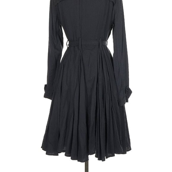 ๐ Ultra-Flattering Flared DRA Trench Coat | Hourglass Silhouette Chic M โจ๐งฅ - Picture 4 of 12